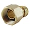 Apollo 3/4 in. Brass PEX-A Expansion Barb x 3/4 in. FNPT Female Swivel Adapter EPXFA34S - alternate 6